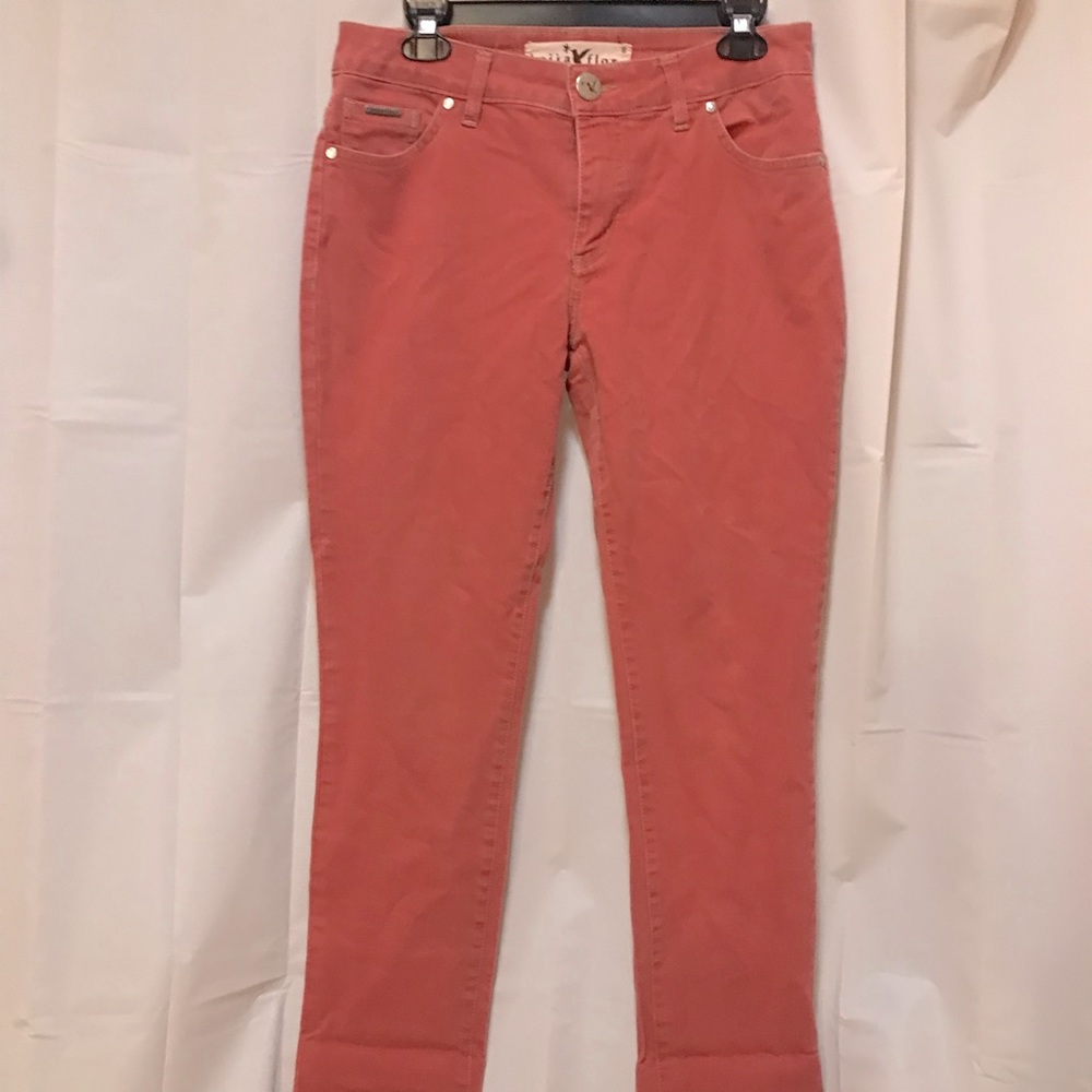 Beija Flor Rose/Pink Audrey Ankle Skinny Jeans Pants